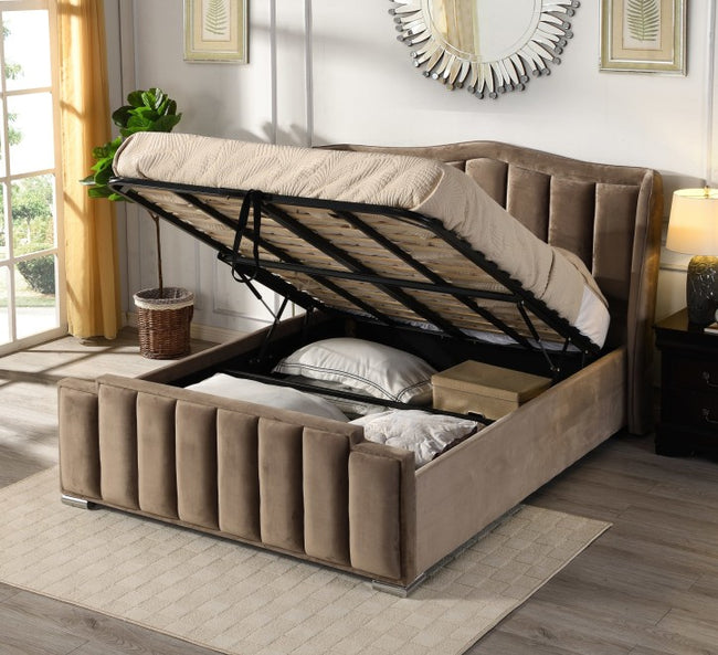 Clare Mink Gaslift Bed