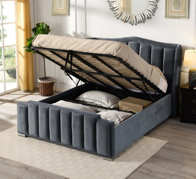 Clare Grey Gaslift Bed
