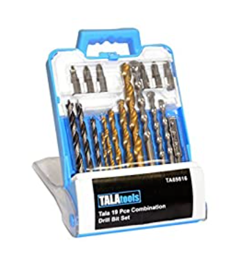 Tala 19 Piece Combination Drill Bit Set