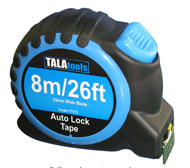 Tala Auto-Lock Short Tape 8m(26ft)