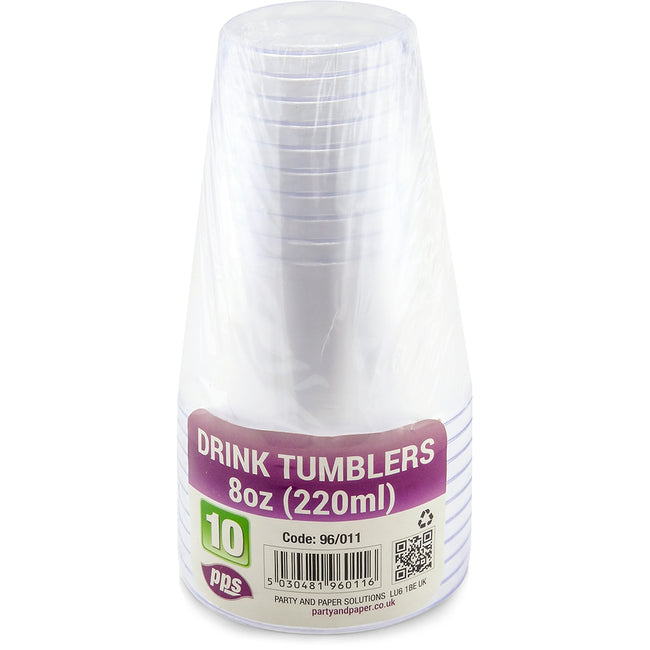 PPS 220ml Drink Tumblers 10PCS