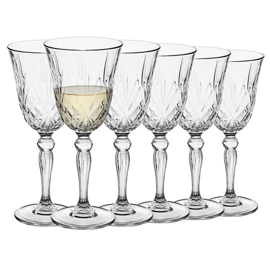 RCR Oasis Crystal Champagne Flutes Glasses, 160 ml