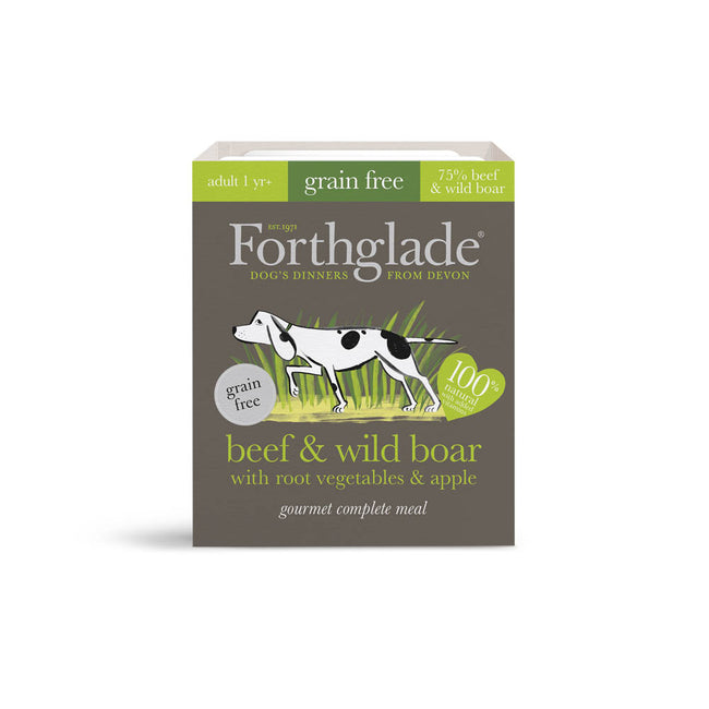Forthglade Grain Free Adult Gourmet Beef & Wild Boar