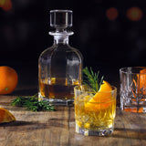 RCR Chic Rounded Luxion Crystal Whisky Decanter, 800 ml