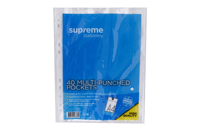 40 Multi-Punched Pockets