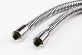 Euroshowers SuperLux WRAS Approved Chrome Plated Stainless Steel Replacement Shower Hose (150cm / 1.5m)