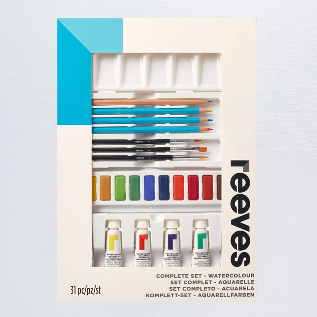 Reeves Complete 31 pieces Watercolor Set Watercolour Art Painting Drawing
