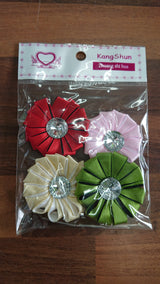 Art & Craft 4 PK Decorative Flowers