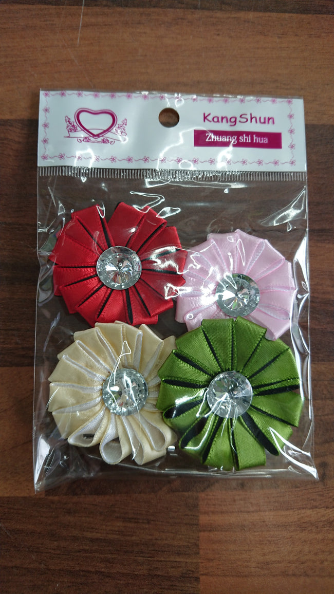 Art & Craft 4 PK Decorative Flowers