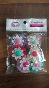 Art And Craft 6 Pk Decorative Flowers