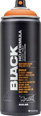Montana BLACK spray paint 400ML