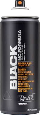 Montana BLACK spray paint 400ML
