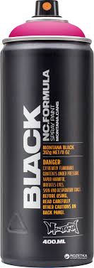 Montana BLACK spray paint 400ML