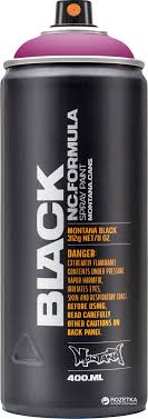 Montana BLACK spray paint 400ML