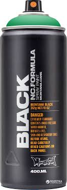Montana BLACK spray paint 400ML