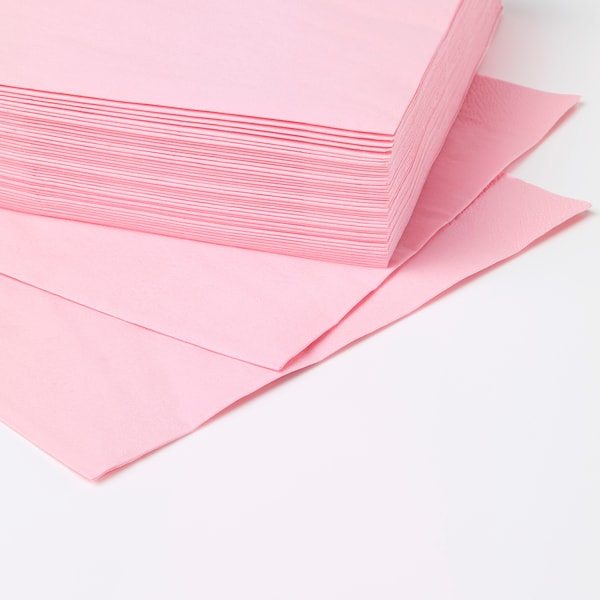 Baby Pink Napkins 12 PCS