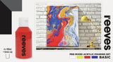 Reeves Pouring Acrylic Set | Primary