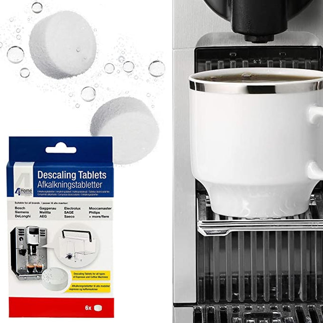 4 Your Home CLN025 Coffee Machine 6 Descaler Tablets 40g