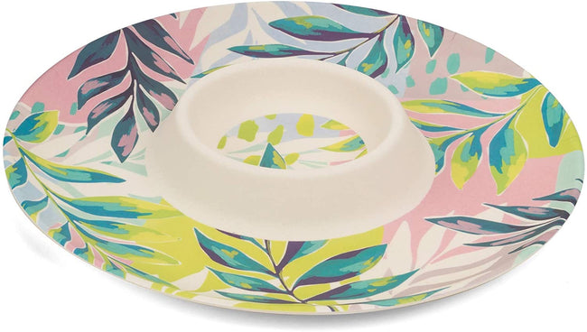 CAMBRIDGE Eco Friendly Bamboo Dinnerware Chip N Dip Tray