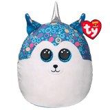 TY Squish-A-Boos Plush - HELENA HUSKY - 10 inch