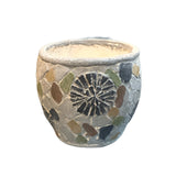 Garden decor marble flower pot planter