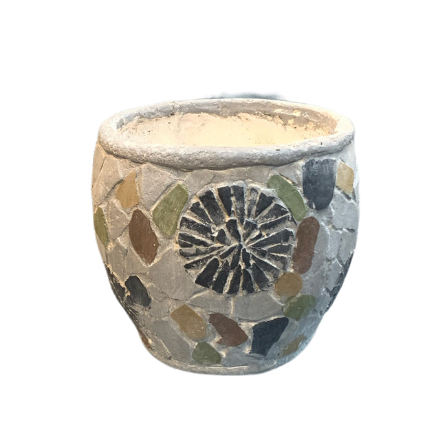 Garden decor marble flower pot planter
