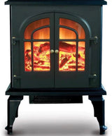 De Vielle Electric Stove, Metal, Black