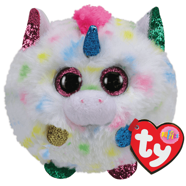 TY Puffies Harmonie SPECKLED UNICORN