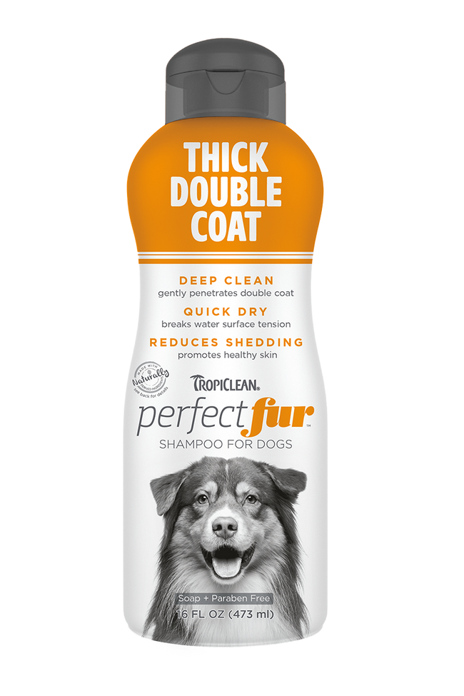 TROPICLEAN PERFECTFUR™ THICK DOUBLE COAT SHAMPOO FOR DOGS