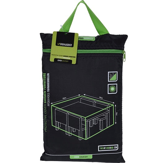 ProGarden Black Protective Cover For Outdoor Garden Table Furniture Rectangular