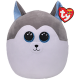 TY Squish-A-Boos Plush - SLUSH HUSKY - 14 inch