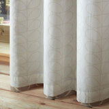 Orla Kiely House Linear Stem Latte Eyelet Curtains