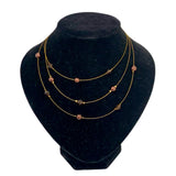 Gold Crystal Necklace