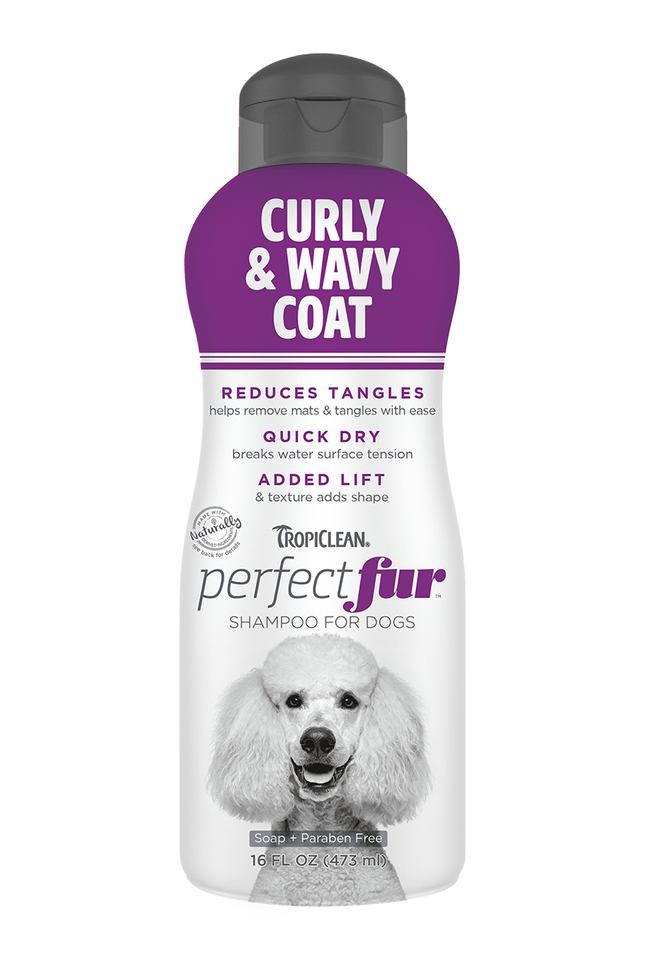 TROPICLEAN PERFECTFUR™ CURLY & WAVY COAT SHAMPOO FOR DOGS