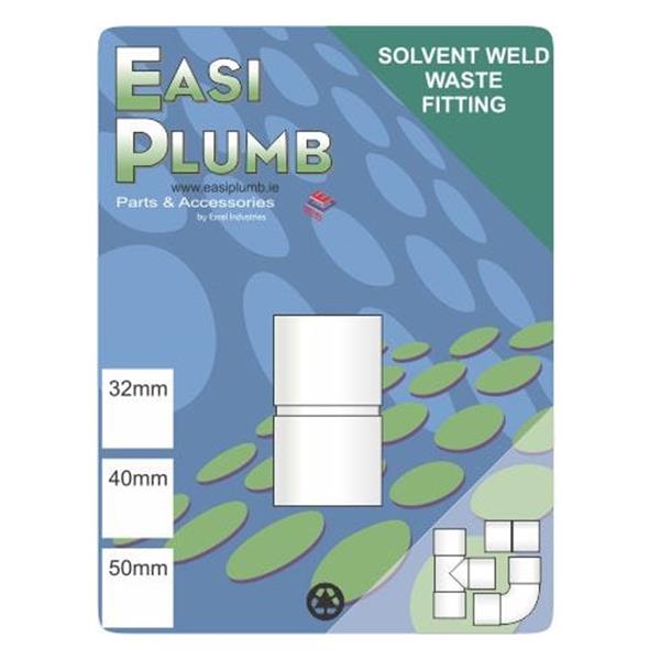Easi Plumb 40Mm White Waste Coupling