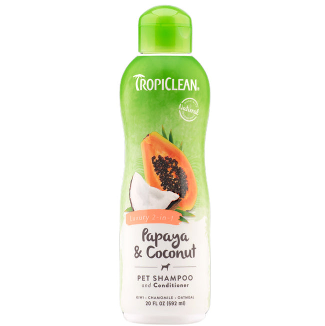 Tropiclean Papaya And Coconut 2 In 1 - Shampoo