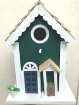 ARBORIA Wooden Green Bird House