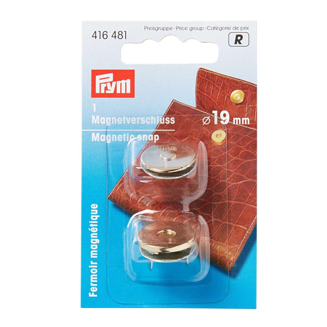 Prym Magnetic purse snap gold