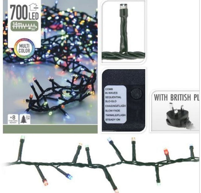 700 LED MICRO CLUSTER LIGHTS MULTI COLOUR