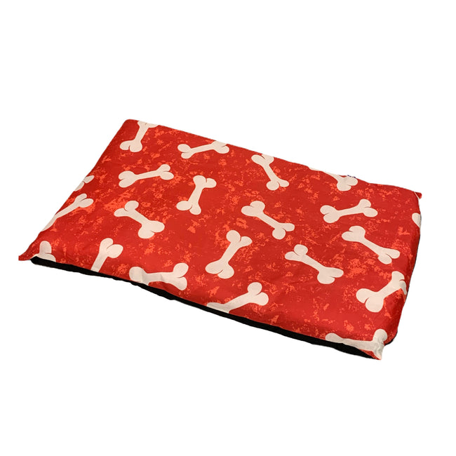 Dog Bed Small Bone Print