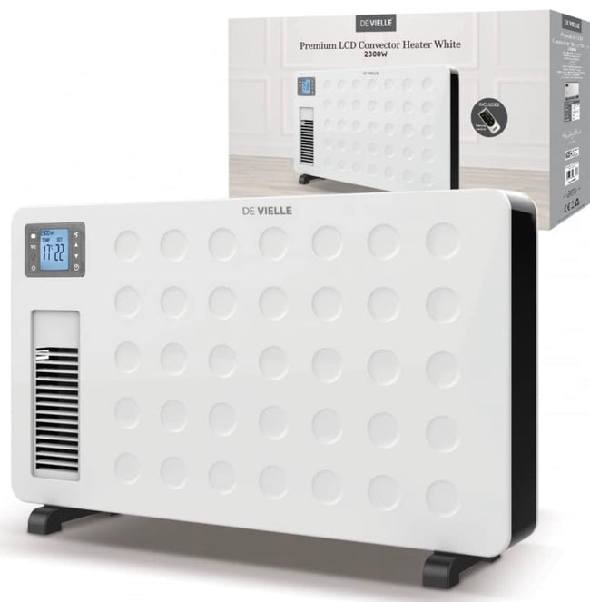 De Vielle Premium LCD Convector Heater 2300W