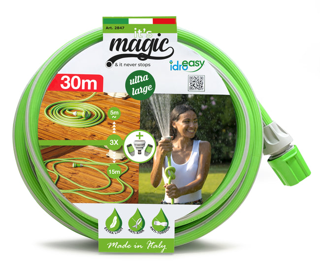 Idroeasy Kit 30m Magic Soft 5/8" Extendable Tube