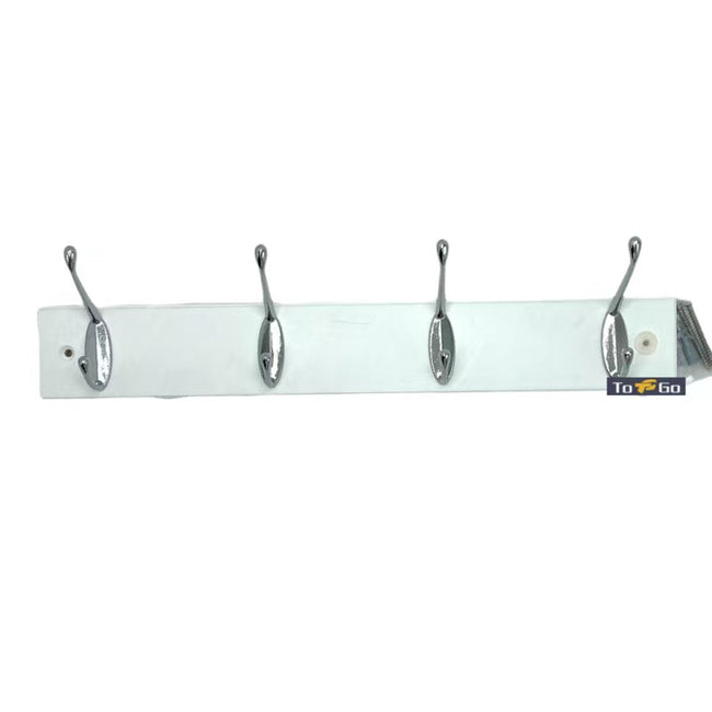 Headbourne White Board Chrome Hook 4 Hook
