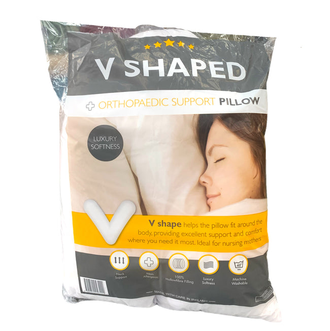 V-Shaped orthopaedic support pillow