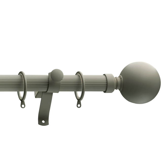 Crown Curtain Tracks Viscount 28mm Grey Stone 240cm