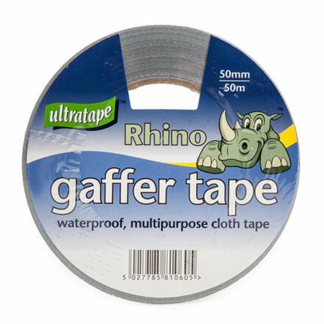 Ultratape Rhino Gaffer Tape Silver 50mm x 50m