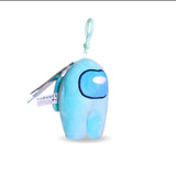 Official & Fully Licensed Among Us Clip On Plush Light Blue