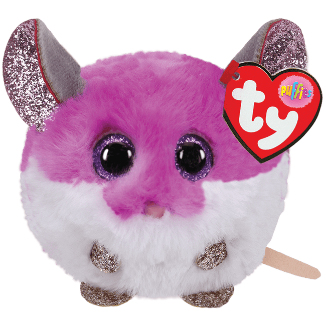 TY Puffies Colby PURPLE MOUSE