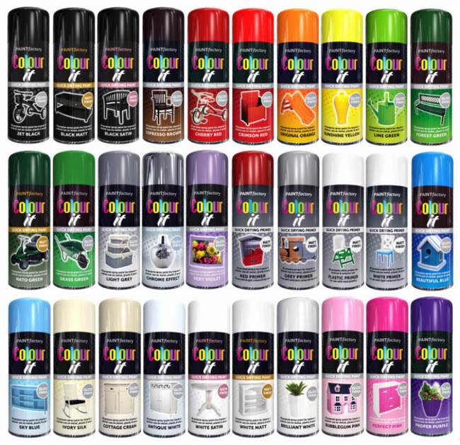 Paint Factory Colour It Quick Drying Paint 400ml
