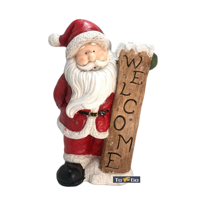 Santa Welcome Sign Decoration